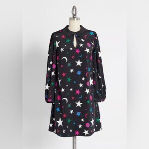 NWT ModCloth Captain Galactic Fantastic Shift Dress